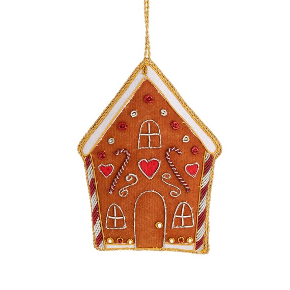 Gingerbread House Zari Decoration