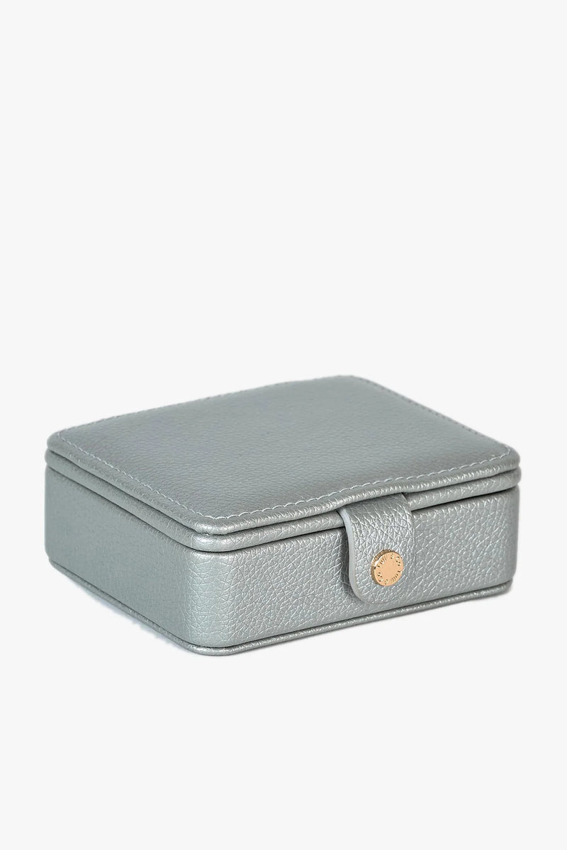 Metallic Jewellery Box - Silver