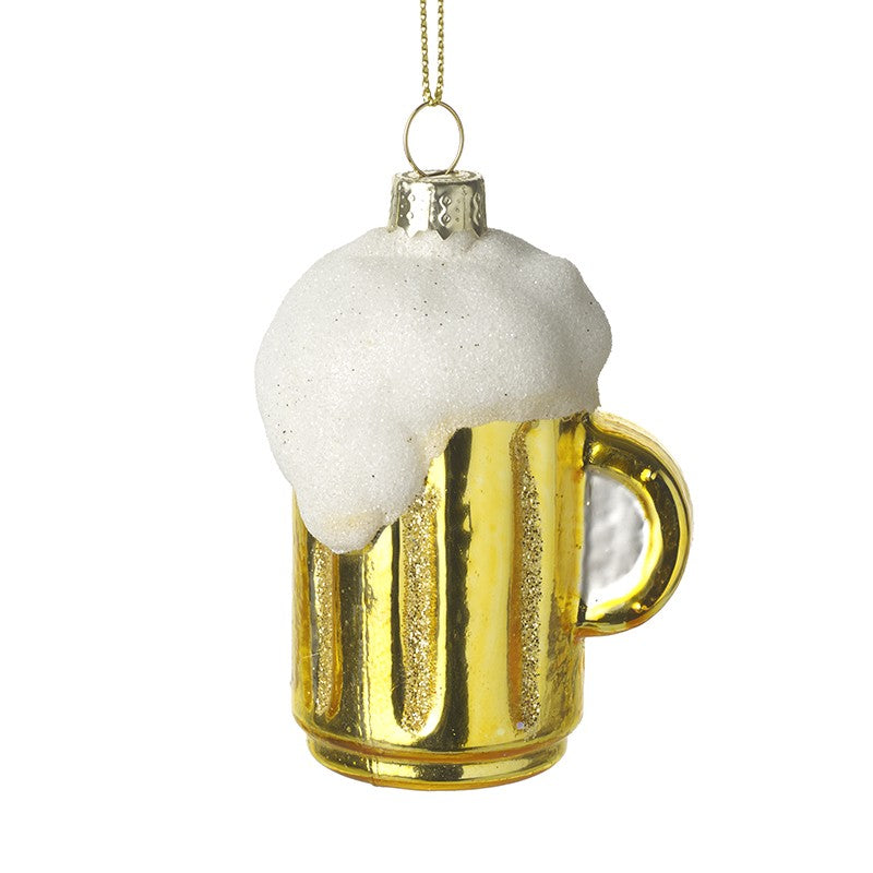 Gold Glass Of Beer Decoration