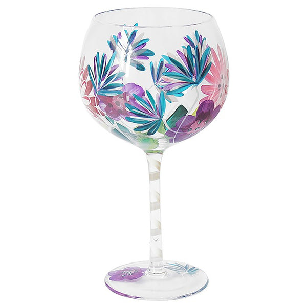 Gerberas Gin Glass