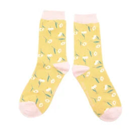 Daisies Socks - Yellow