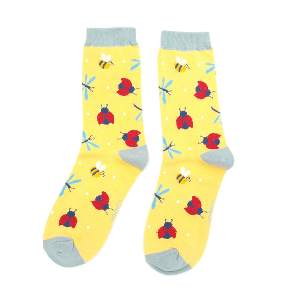 Love Bugs Socks - Yellow