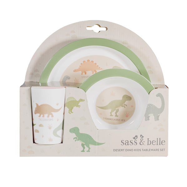 Desert Dino Children's Tableware Set