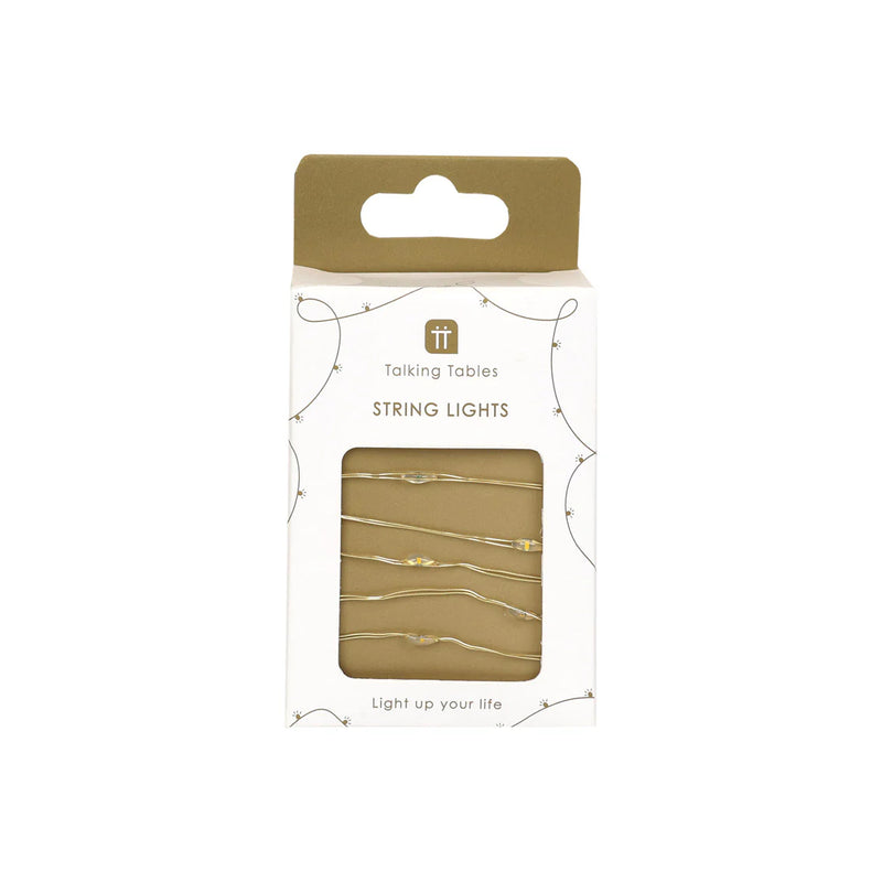 Gold String Lights - 3m