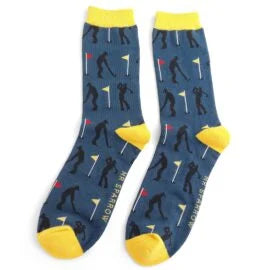 Golfers Men’s Socks - Navy