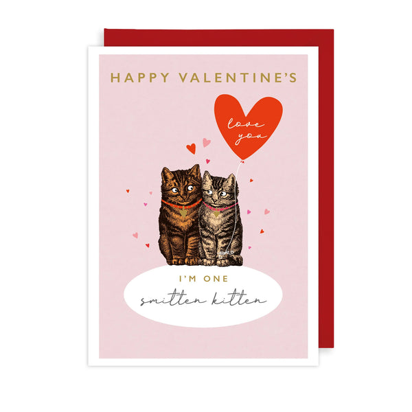 Smitten Kitten Valentine's Day Card