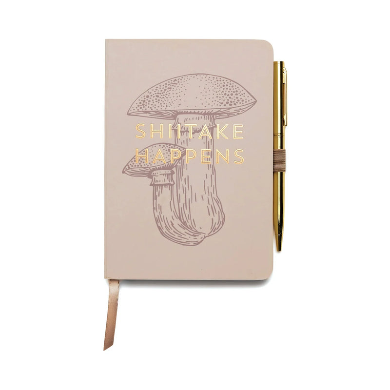 Shiitake Happens Notebook with Pen