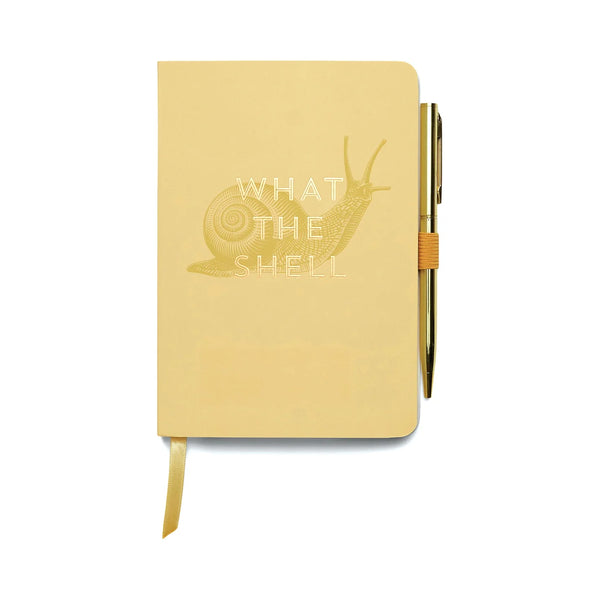 What The Shell Notebook with Pen