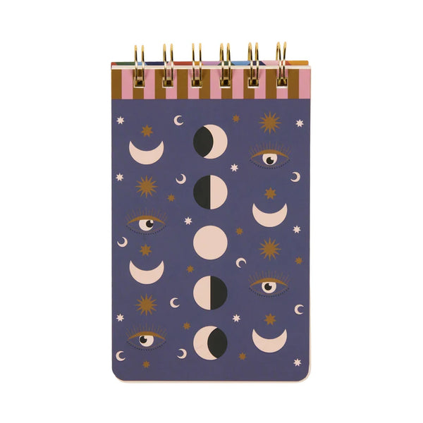 Twin Wire Notepad - Moon Phases