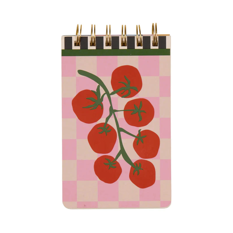 Twin Wire Notepad - Tomato