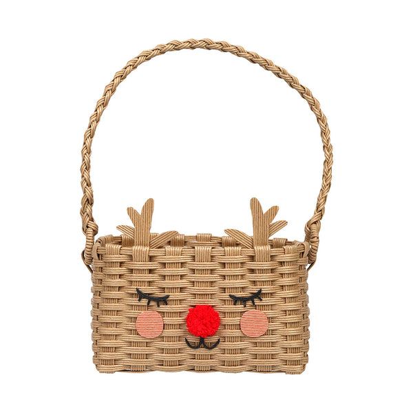 Christmas Reindeer Shaped Basket