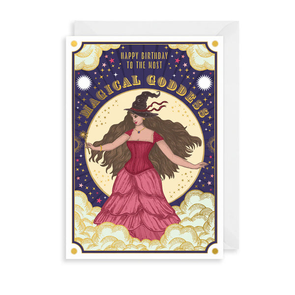 Magical Goddess Birthday Card