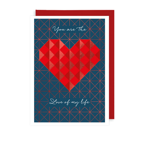 Love Of My Life Valentine's Day Card