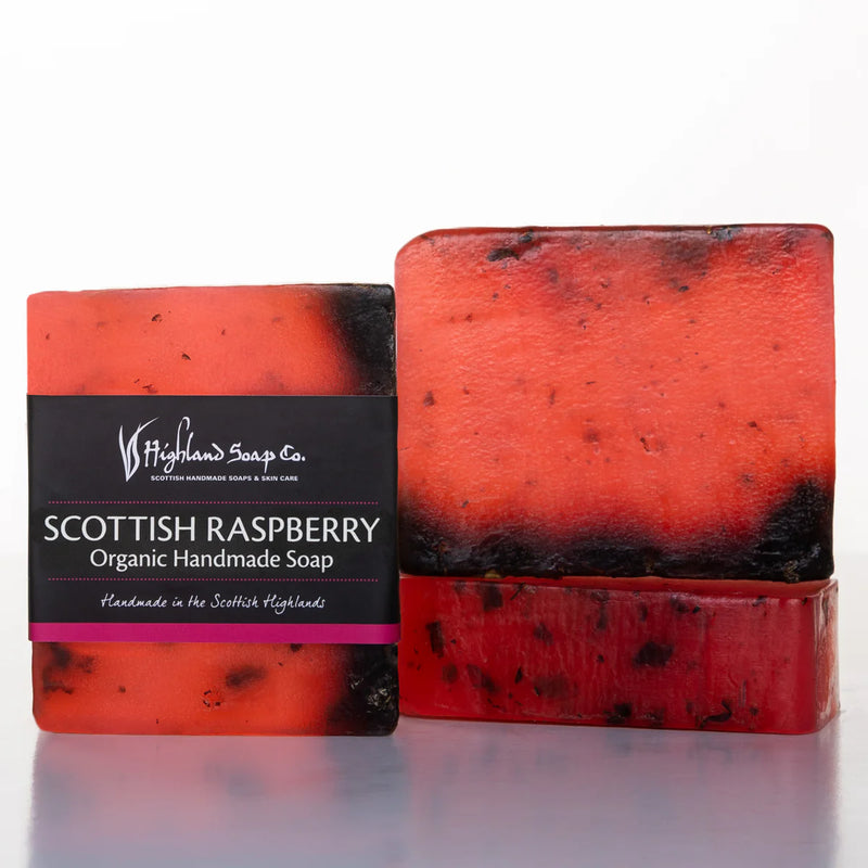 Wild Scottish Raspberry Organic Handmade Soap