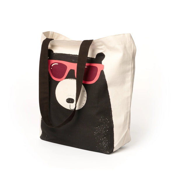 Bear Sunglasses Tote Bag