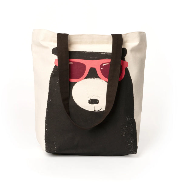 Bear Sunglasses Tote Bag