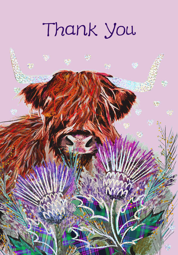 Coo & Thistle Thank You Card