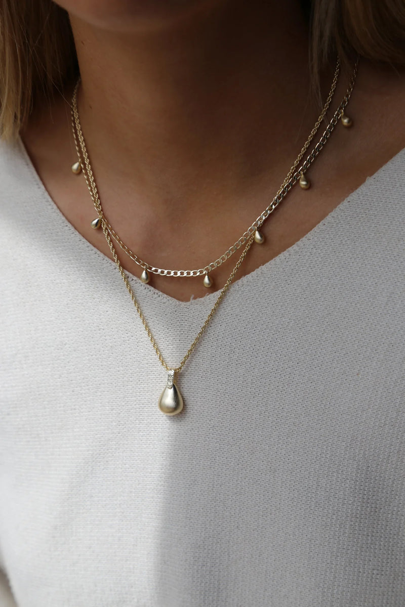 Pebble Necklace - Gold