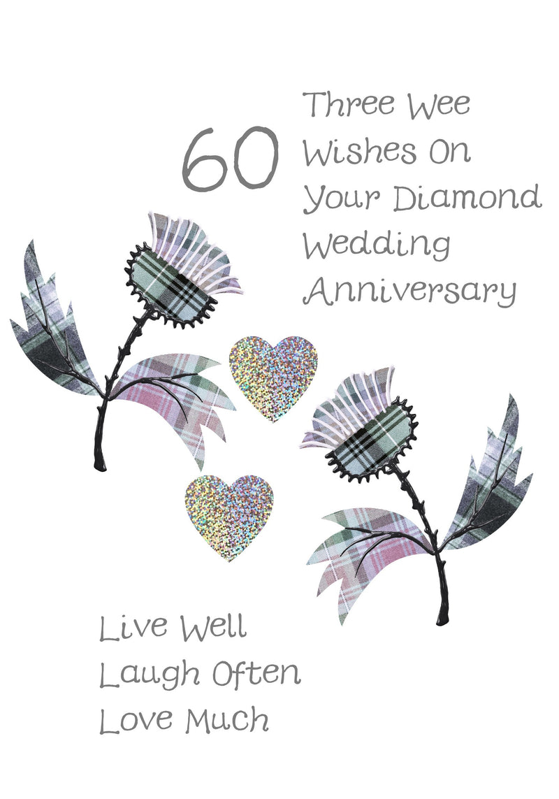 Diamond Wedding Anniversary Card