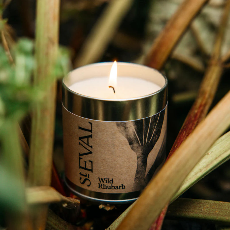 Wild Rhubarb Tin Candle