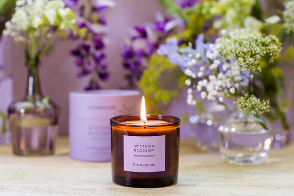 Wisteria Blossom Natural Wax Candle Tumbler