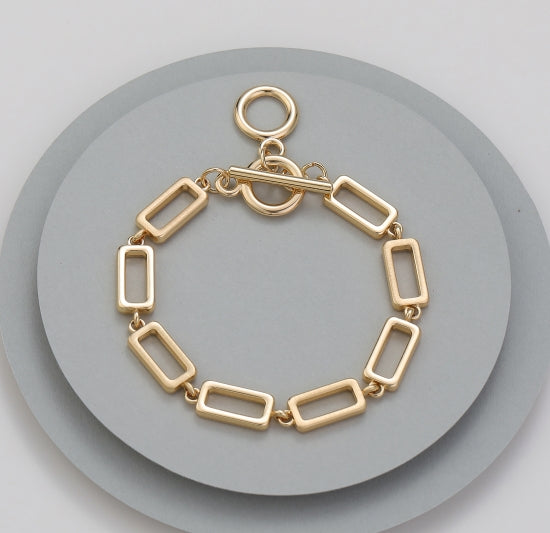 Gold Shapes Bracelet