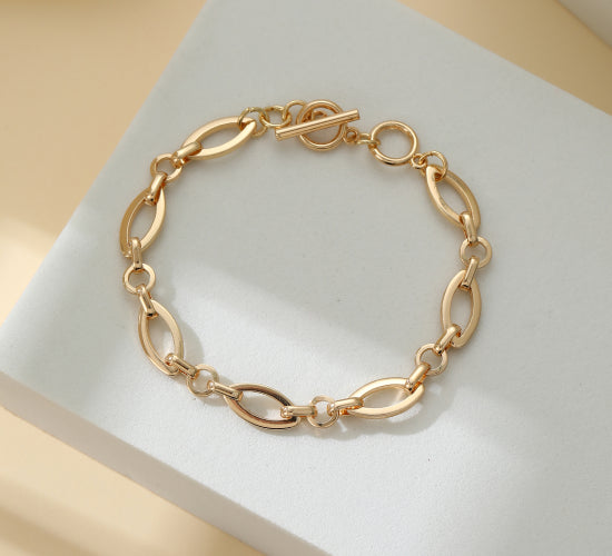 Gold Shapes Bracelet