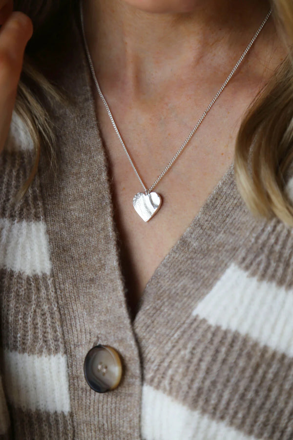 Sweetheart Necklace - Silver