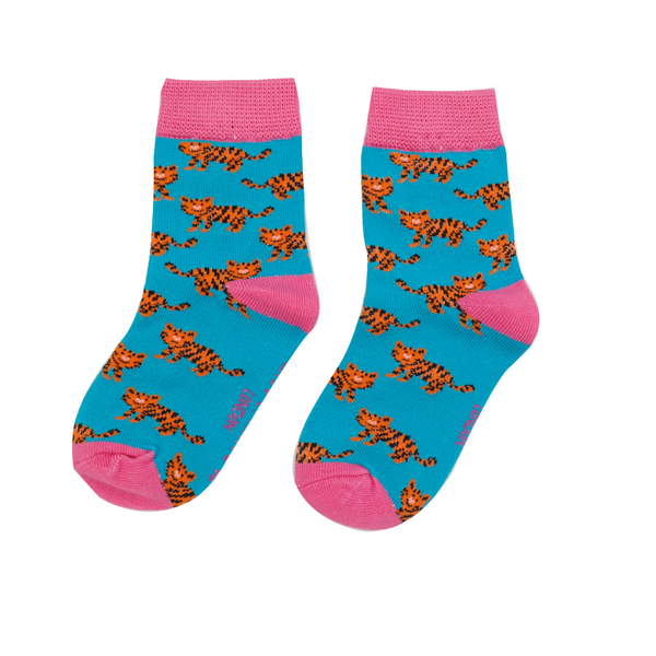 Tigers Socks - Turquoise