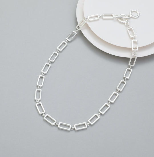 Silver Link Necklace