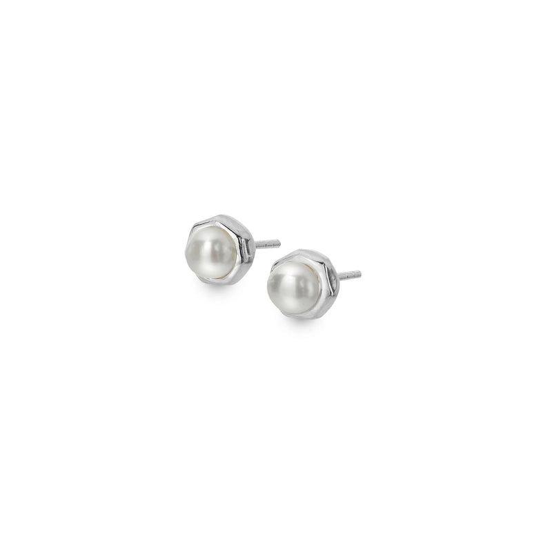 Ocean Pearl Stud Earrings