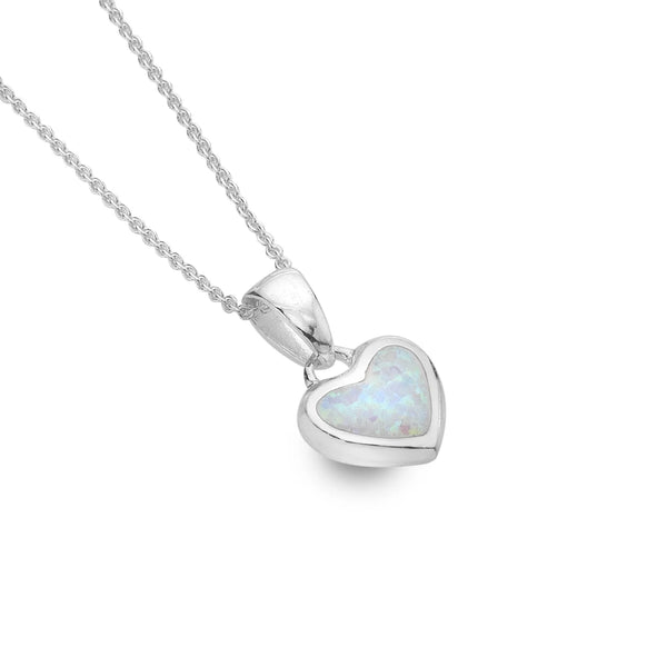 Opalite Heart Pendant