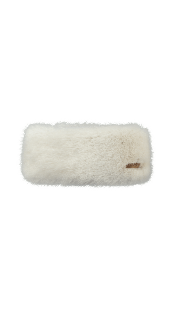 Fur Headband- White