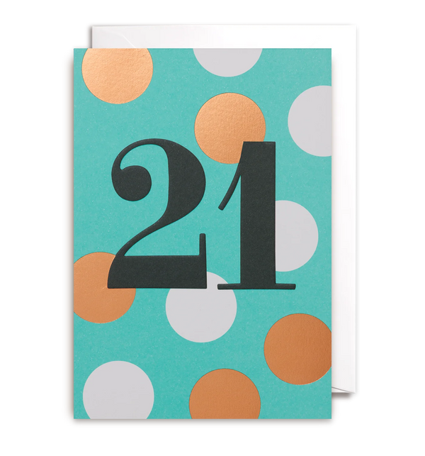 21st Birthday Card