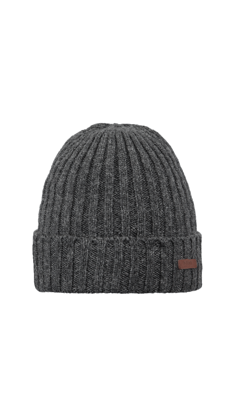 Haakon Turnup Beanie - Charcoal