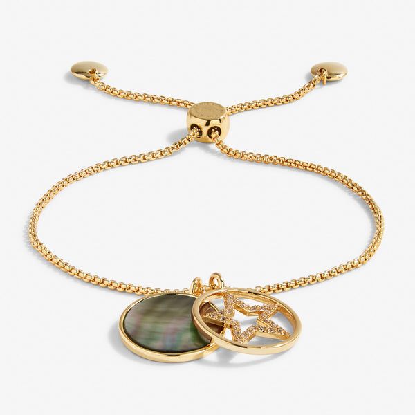 Perla Abalone Pearl Gold Star Bracelet