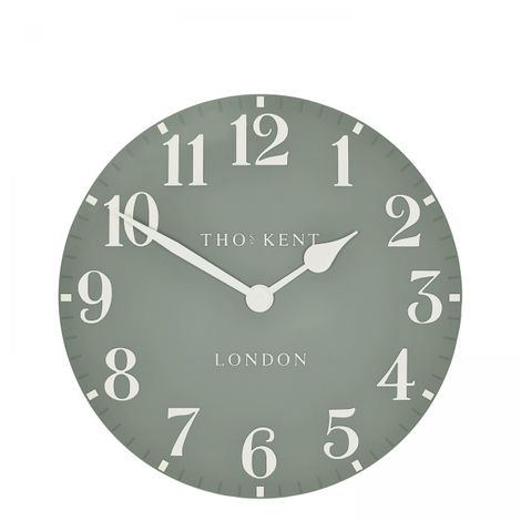 12" Arabic Wall Clock - Seagrass