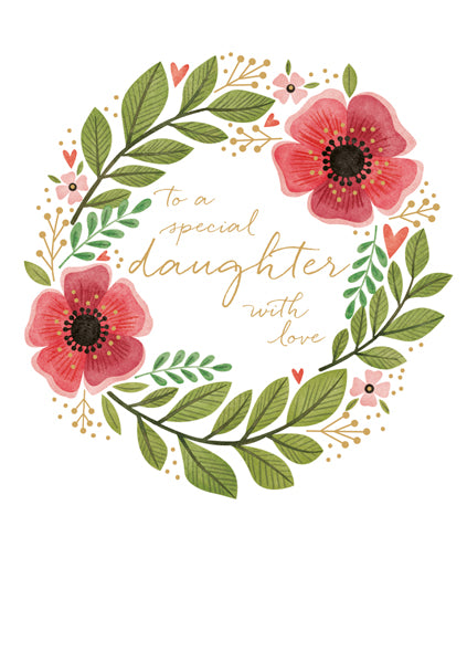 To a Special Daughter with Love Card