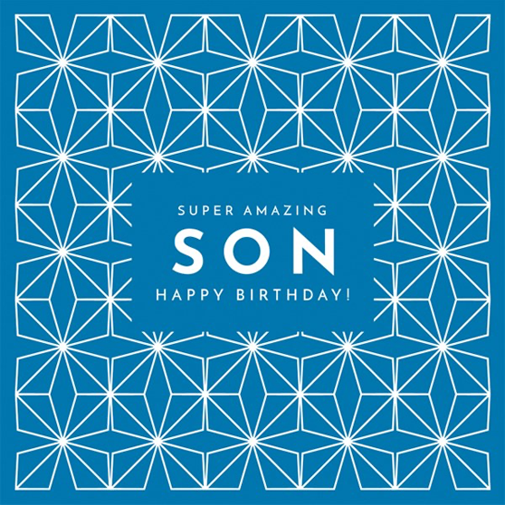 Super Amazing Son, Happy Birthday! Card