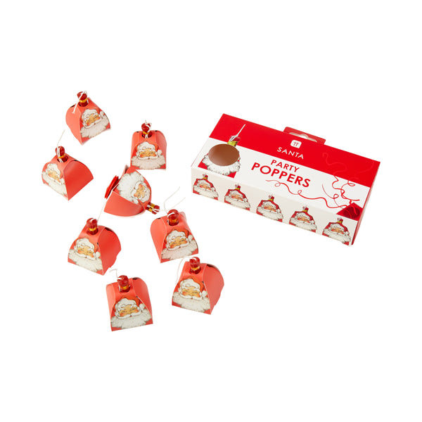 Botanical Santa Party Poppers