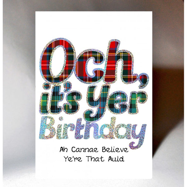 Och It's Yer Birthday Card