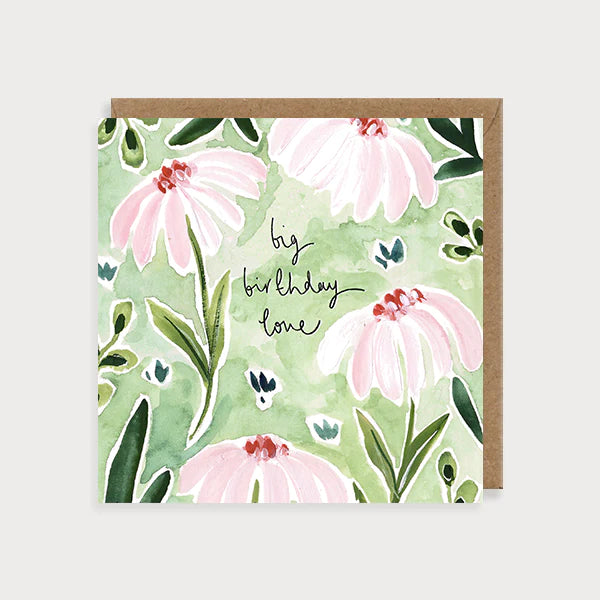 Wild Daisy Birthday Card