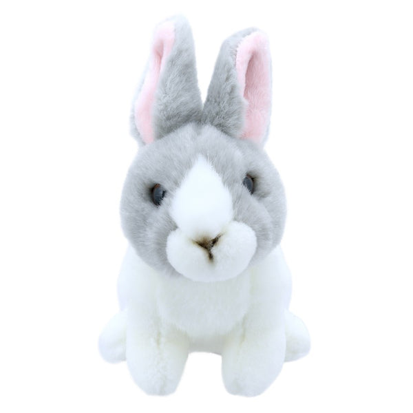 Rabbit Grey & White Mini Soft Toy