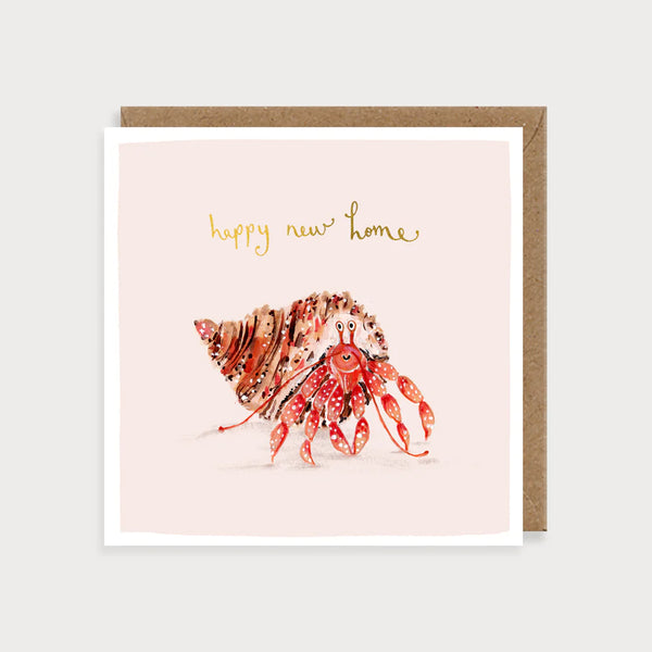 Happy New Home Crab Card