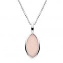 Pink Chalcedony Oval Pendant