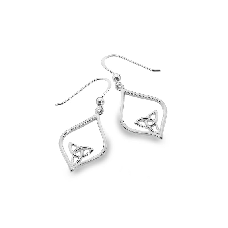 Teardrop Trinity Knot Earrings