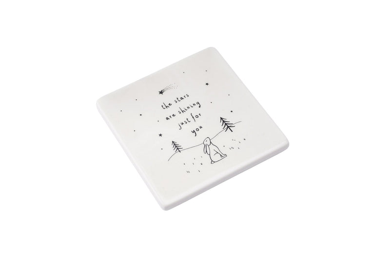 The Stars Are Shining Ceramic Coaster