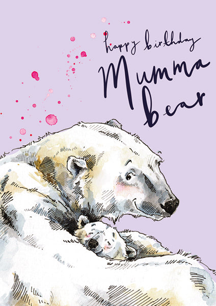 Mumma Bear Birthday Card