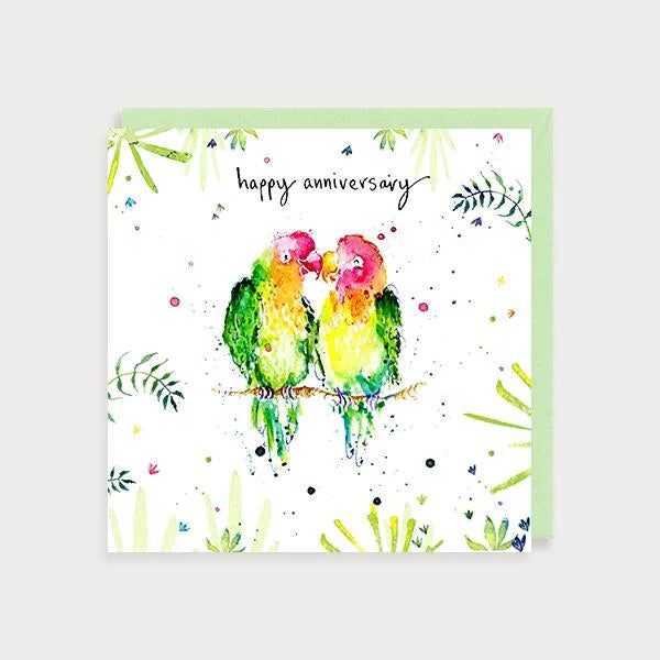 Love Birds Anniversary Card