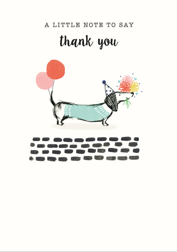 A Little Note To Say Thank You Card